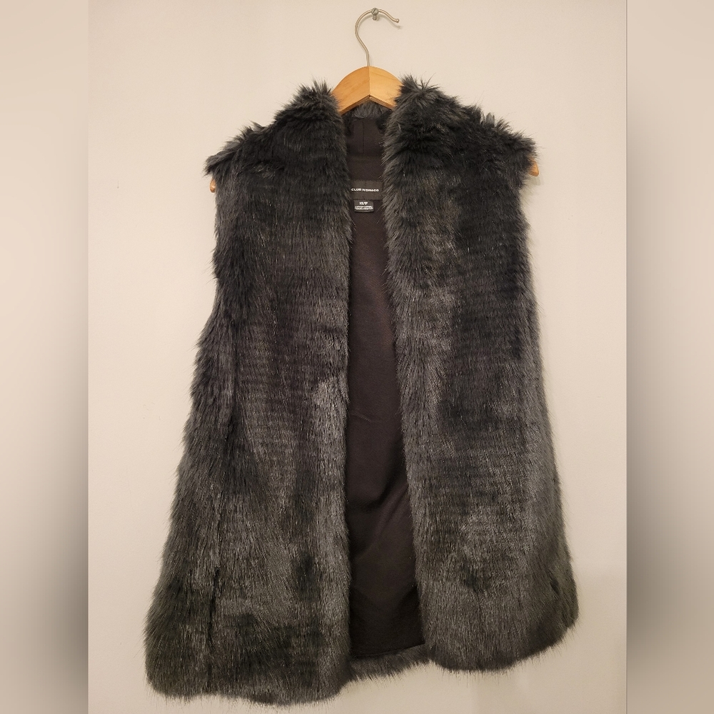 Club Monanco Faux Fur Vest